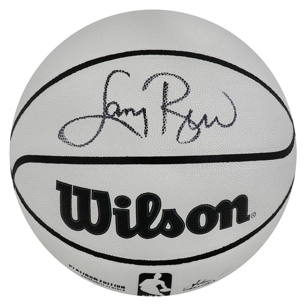Larry Bird Signed Wilson Platinum Full Size  Basketball - (SCHWARTZ COA)