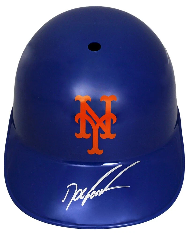 DWIGHT 'Doc' GOODEN Signed New York Mets Replica Batting Helmet - SCHWARTZ