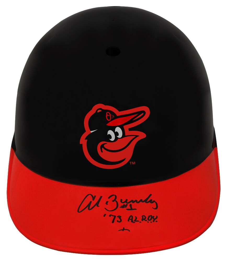 Al Bumbry Signed Orioles Souvenir Replica Baseball Batting Helmet w/ROY - SS COA