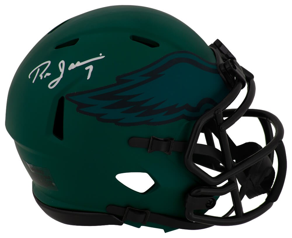 Ron Jaworski Signed Eagles RAVE Riddell Speed Mini Helmet -(SCHWARTZ SPORTS COA)