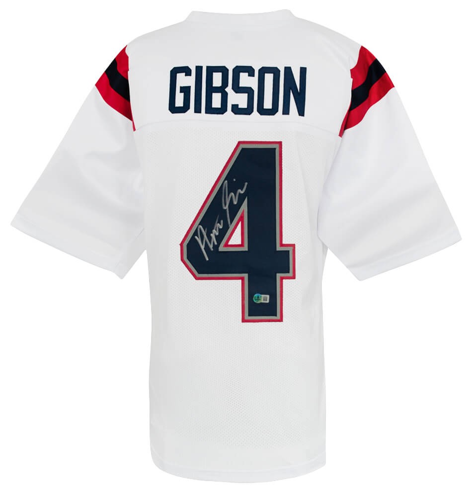 Antonio Gibson Signed White Custom Football Jersey - (BECKETT COA)