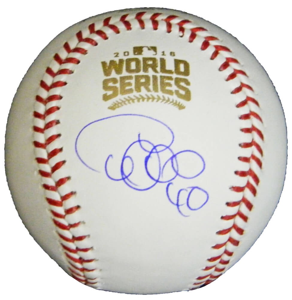 WILLSON CONTRERAS Signed Rawlings Official 2016 World Series Baseball - SCHWARTZ
