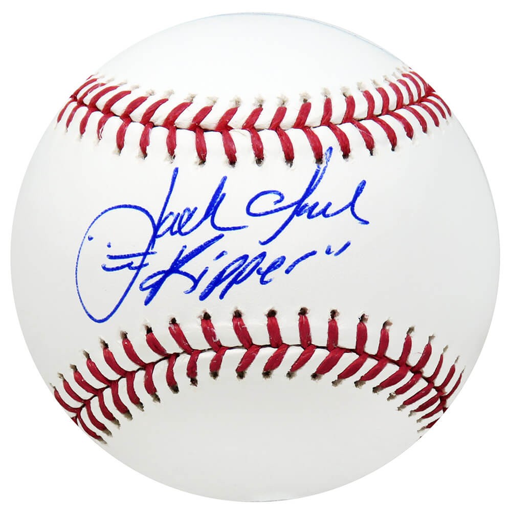 JACK CLARK Signed Rawlings Official MLB Baseball w/Ripper - SCHWARTZ