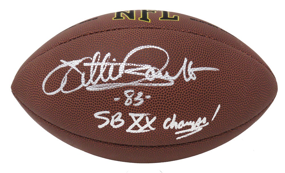 Willie Gault Signed Wilson Super Grip Full-Size Football w/SB XX Champs - SS COA