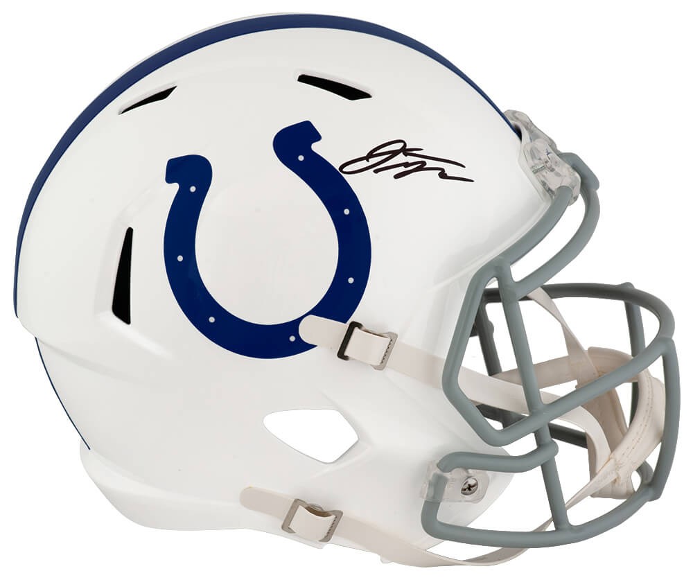 Jonathan Taylor Signed Colts Riddell Full Size Speed Replica Helmet - (SS COA)