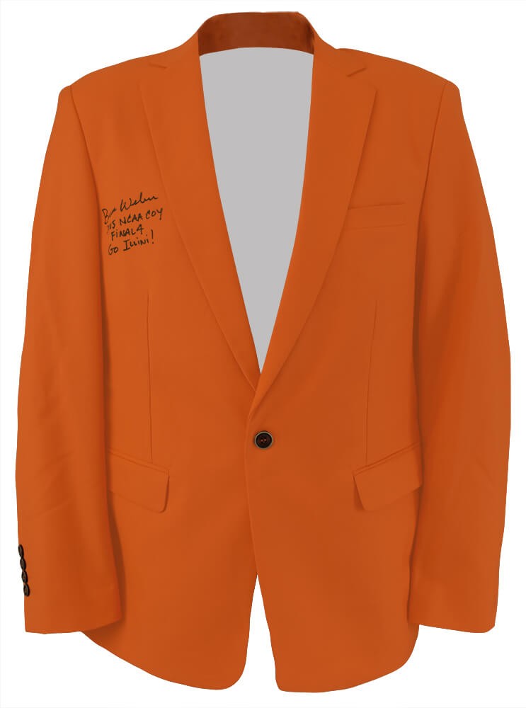 Bruce Weber Signed Mogu Men's Orange Blazer Sport Coat Jacket w/3-INSC -(SS COA)