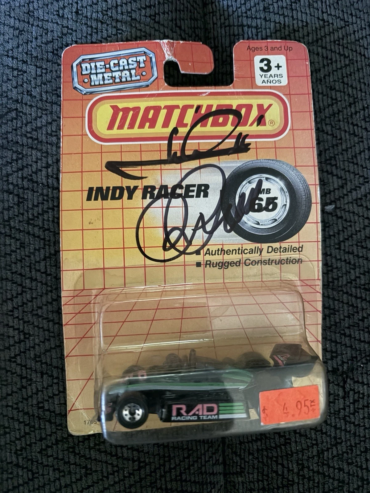 Indianapolis 500 1:64 DieCast Signed Mario Andretti & Roger Penske Indy Car