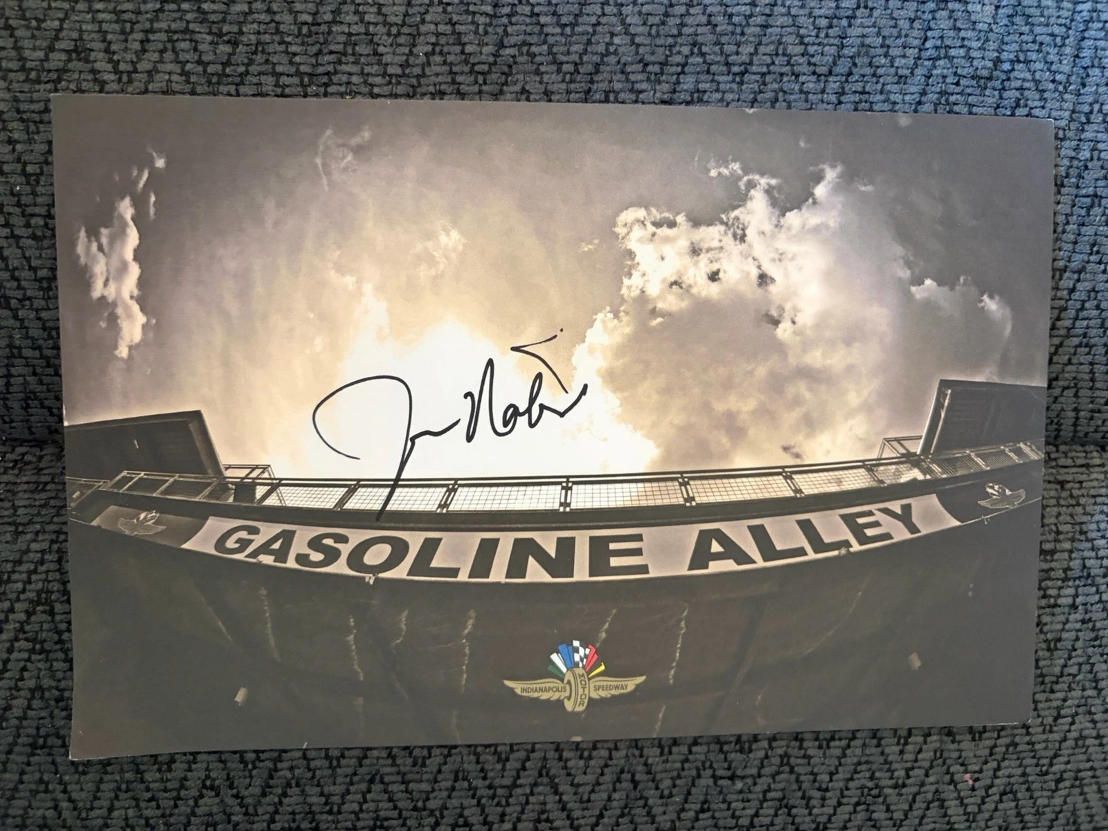 Jim Nabors  Signed Indianapolis 500 Indy Car Gasoline Alley Card