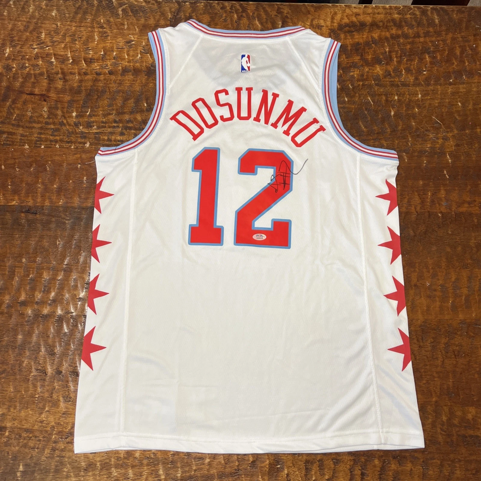 Ayo Dosunmu Signed Chicago Bulls Jersey PSA DNA  Autographed