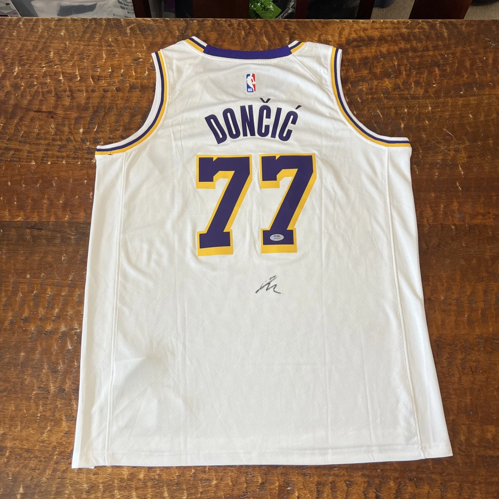Luka Doncic Signed Los Angeles Lakers Jersey PSA DNA  Autographed