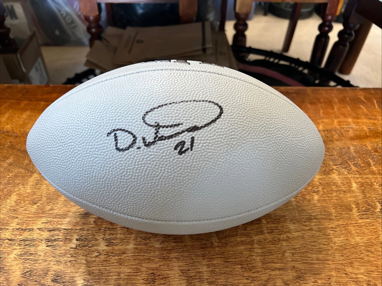 Denzel Ward Signed NFL Football PSA DNA Autographed Browns