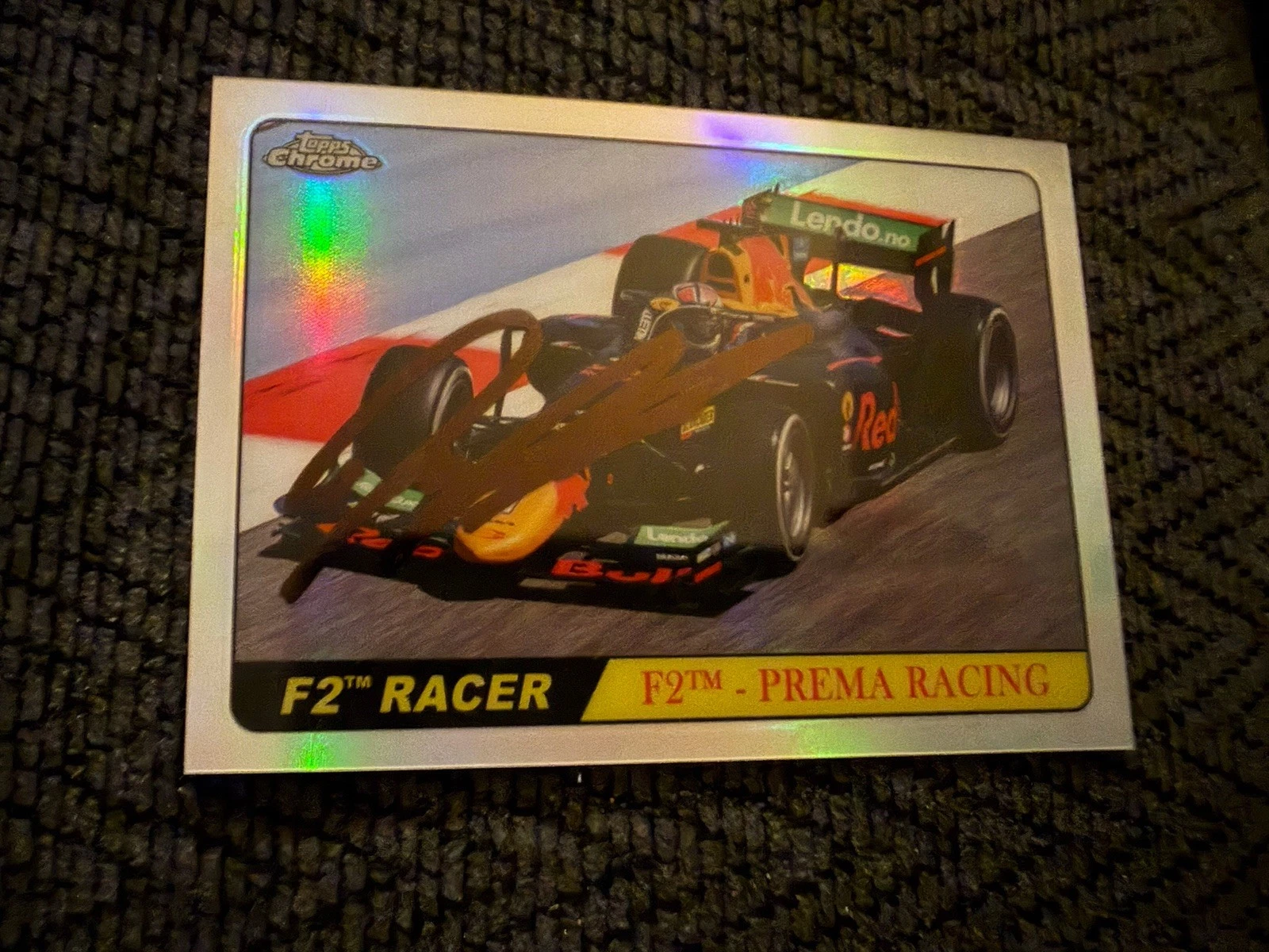 Dennis Hauger Signed Indianapolis 500 Trading Card Indy Car Formula 1 One 2