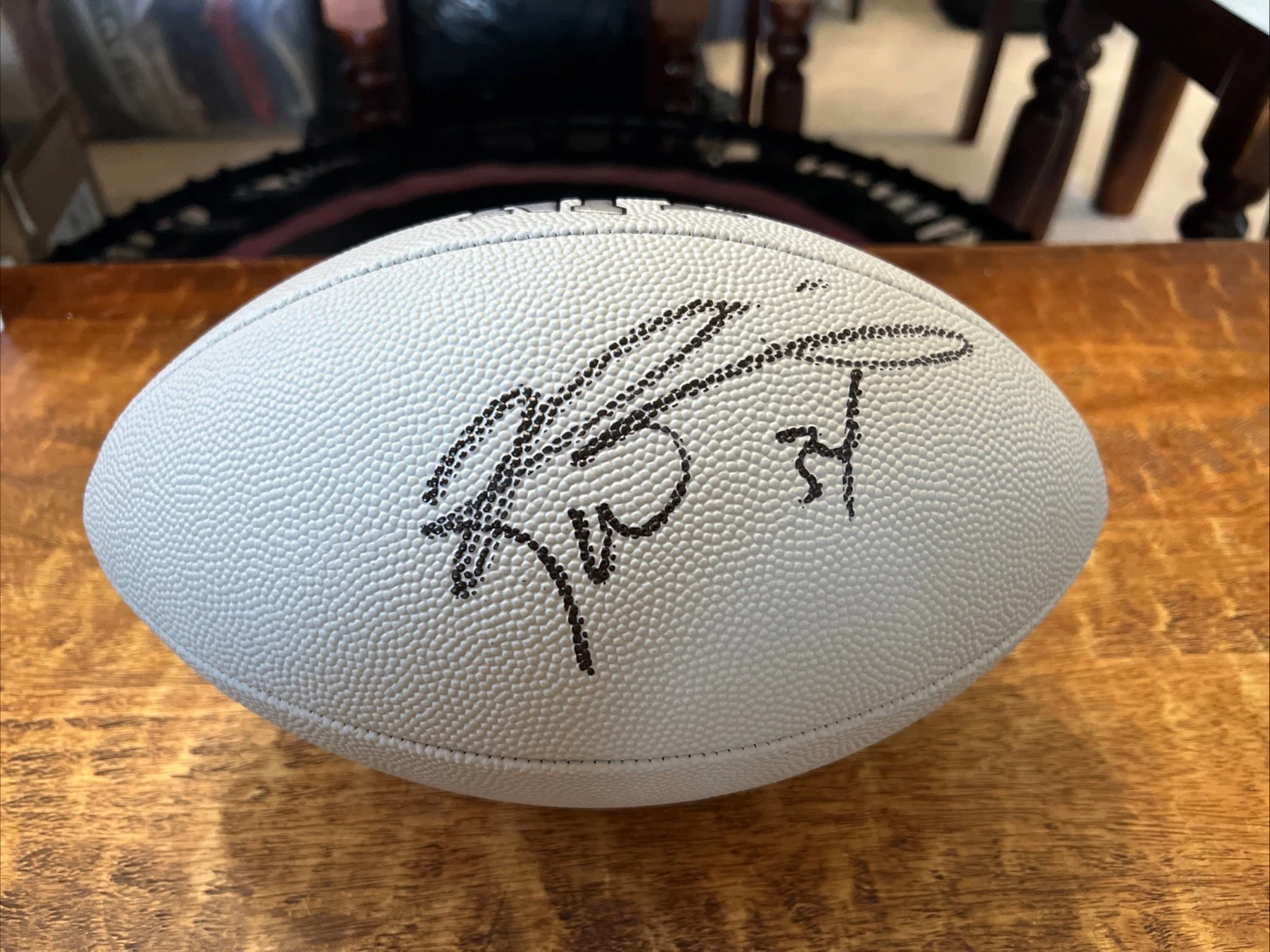 Ricky Williams Signed NFL Football JSA Coa Autographed Texas Longhorns Dolphins