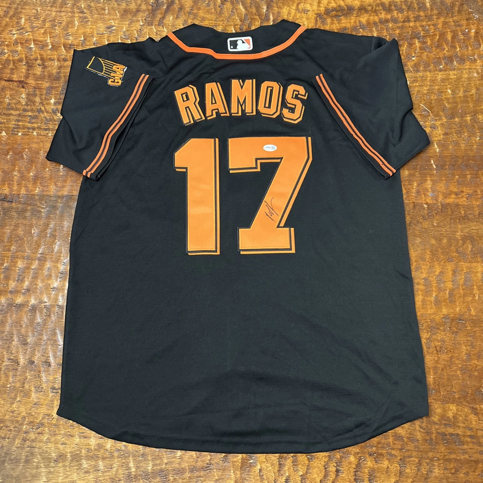 Heliot Ramos Signed San Francisco Giants Jersey JSA Coa Autographed