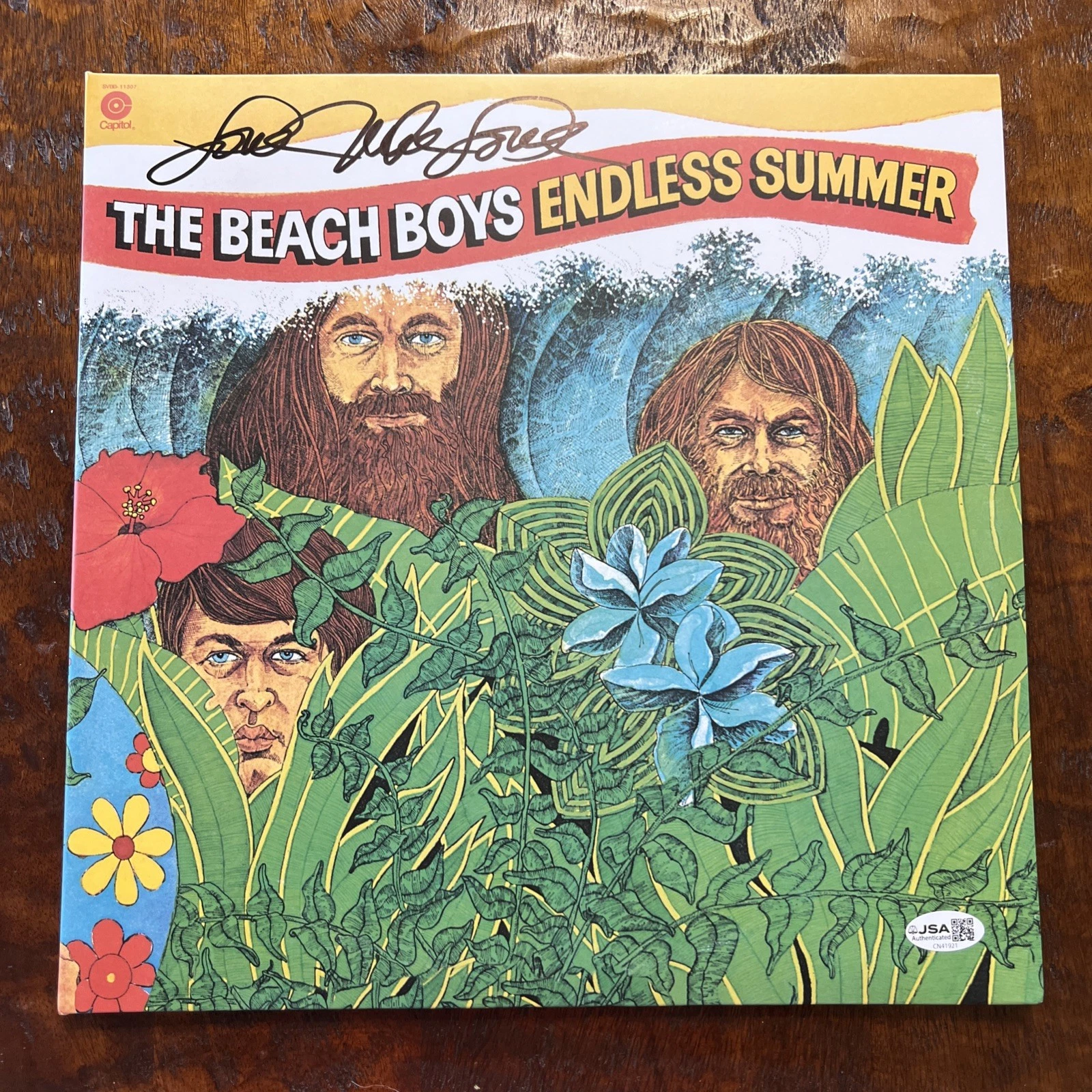 Mike Love Signed Endless Summer Vinyl Album JSA Coa Autographed The Beach Boys