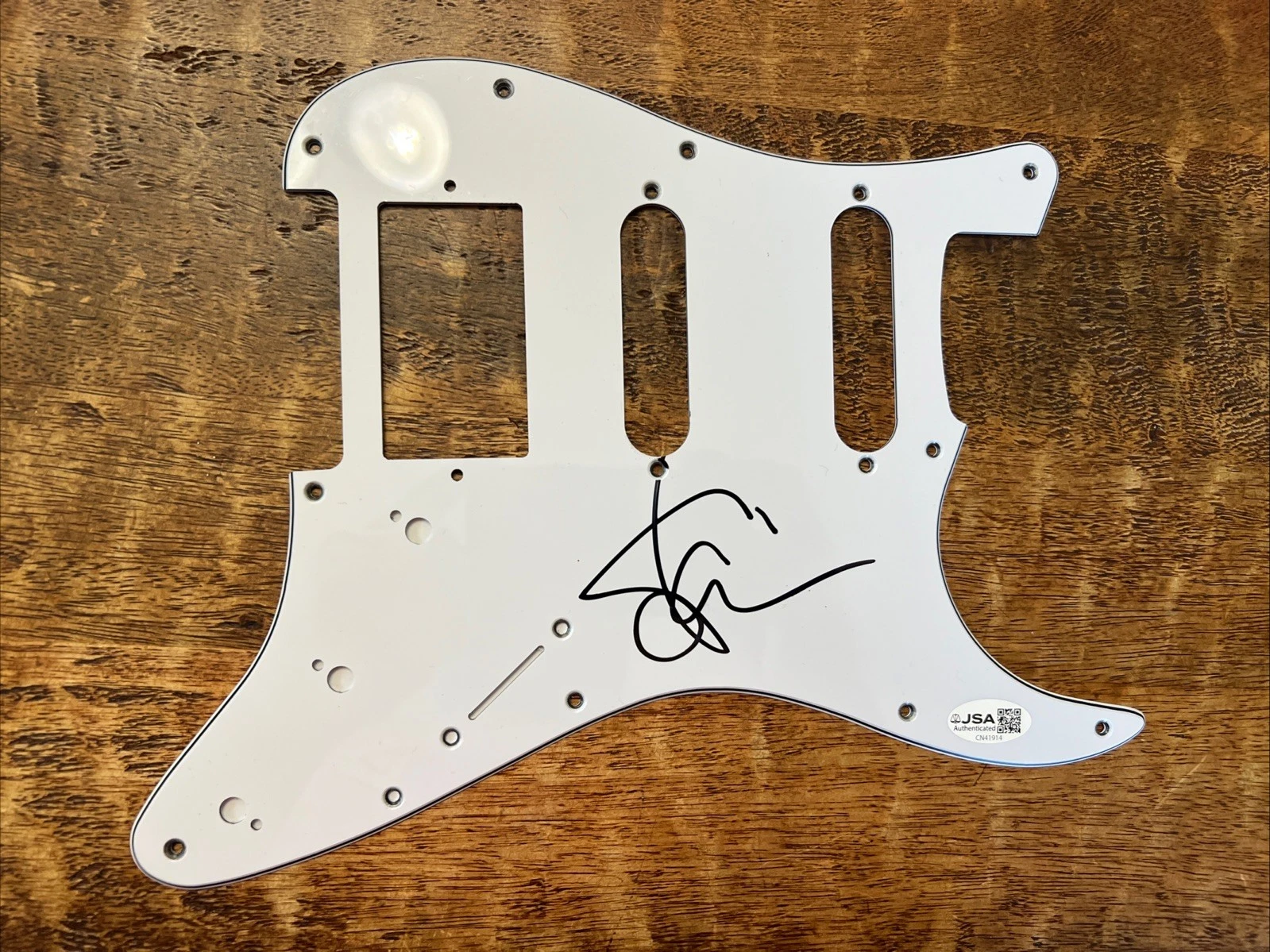 Steve Vai Signed Electric Guitar Pickguard JSA Coa Autographed