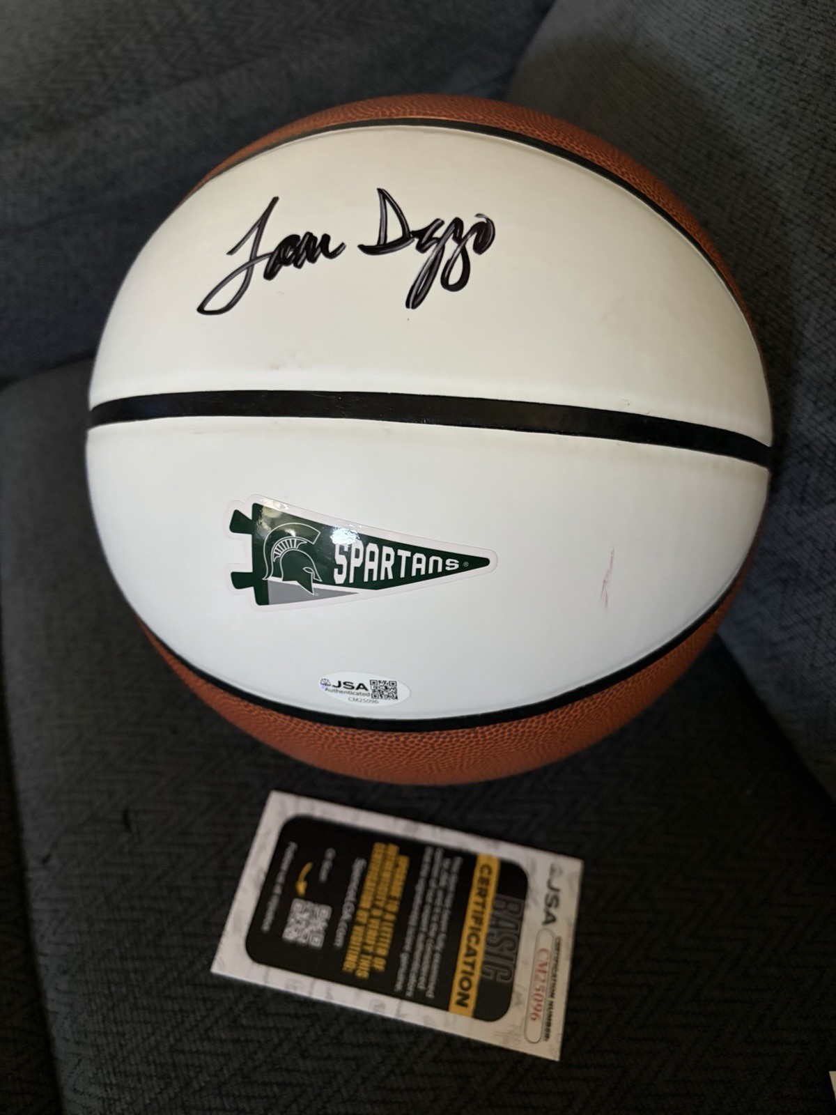 Tom Izzo Signed NCAA Basketball Autographed JSA COA Authentication MSU Spartans