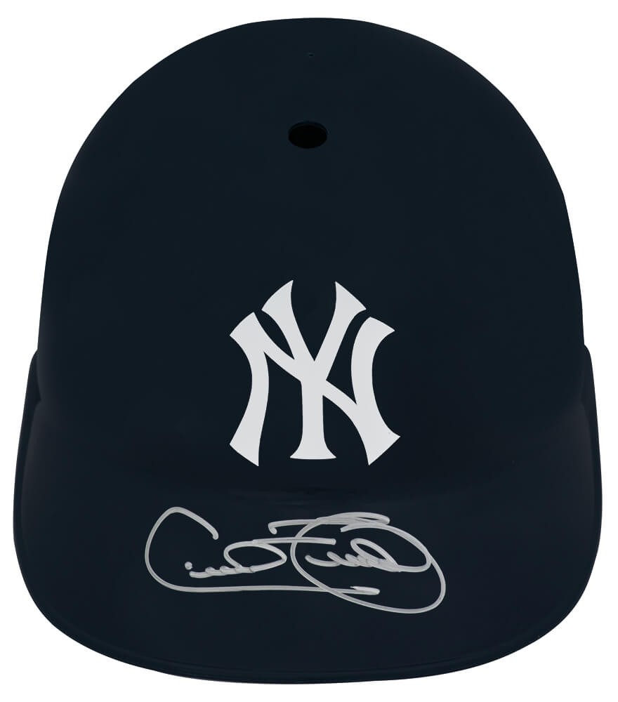 CECIL FIELDER Signed New York YANKEES Replica Batting Helmet - SCHWARTZ