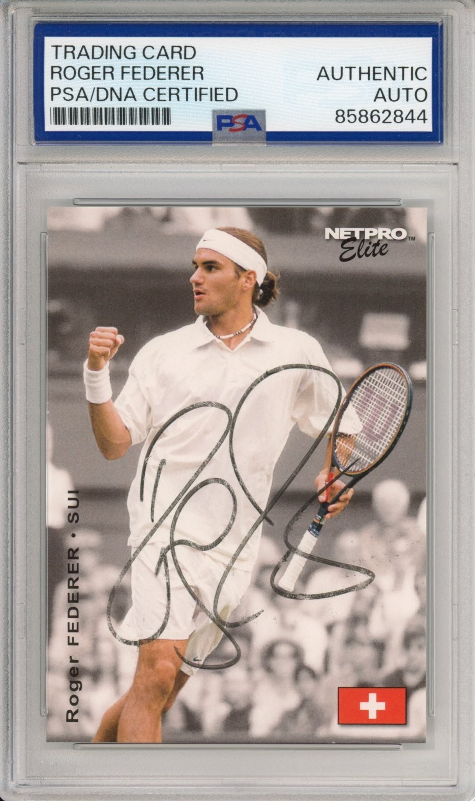 2003 NETPRO ELITE #S3 ROGER FEDERER SIGNED ROOKIE RC AUTO PSA DNA COA AUTOGRAPH