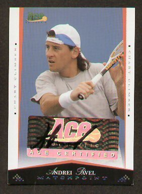 Andrei Pavel signed autographed 2008 ACE Matchpoint