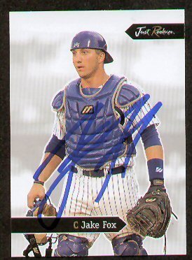 Jake Fox signed autographed 2006 Just Minors Rookies