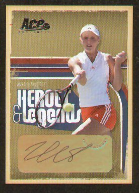 Anna Chakvetadze signed autographed ACE Card 101/475