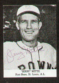 Jerry White signed auto 1947 Tip-Top Bread Reprint