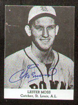 Lester Moss signed autograph 1947 Tip-Top Bread Reprint