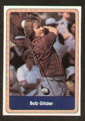 Bob Gilder signed autographed auto Golf Trading Card