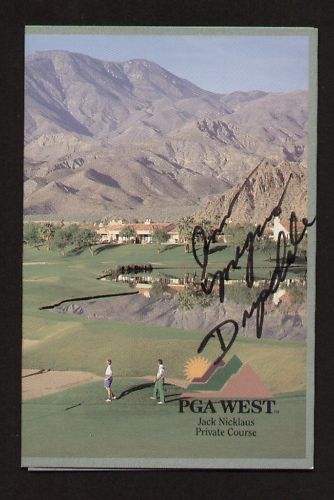 Ann Meyers signed autograph auto PGA West Scorecard