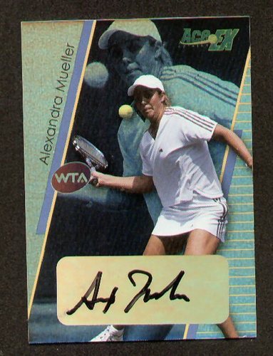 Alexandra Mueller signed auto 2011 Ace EX Tennis 27/99