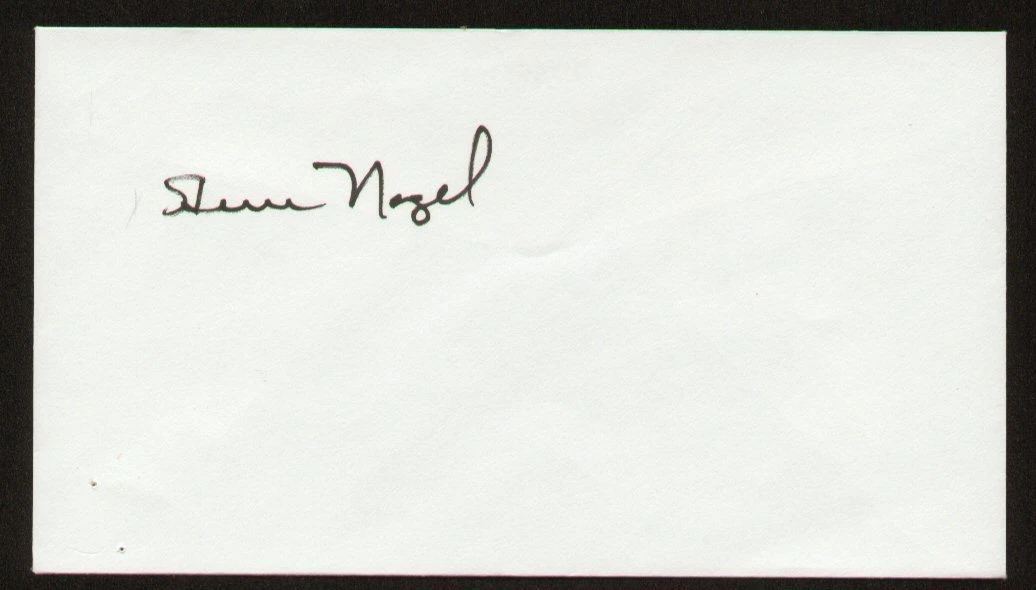Steven Ray Nagel signed autograph auto Envelope / Cover NASA Astronaut