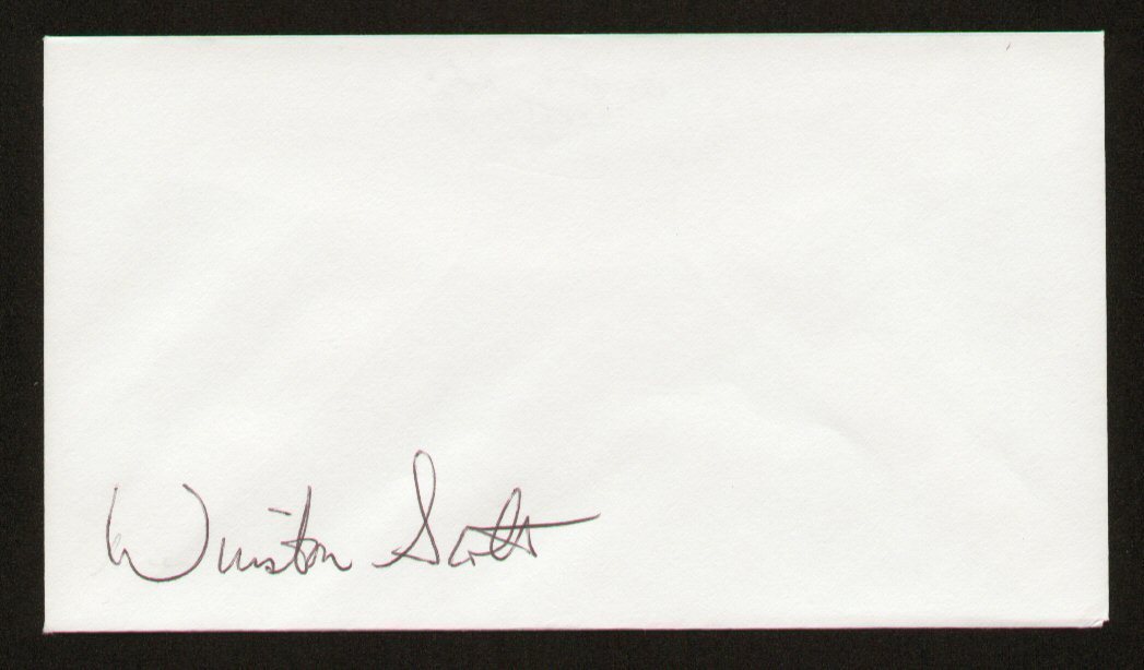 Winston Elliott Scott signed autograph auto Envelope / Cover NASA Astronaut