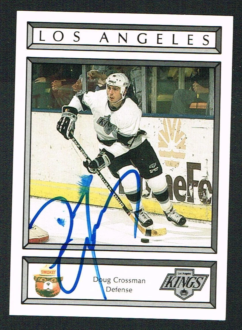 Doug Crossman signed autograph auto L.A. Kings 1989 Smokey Bear Trading Card