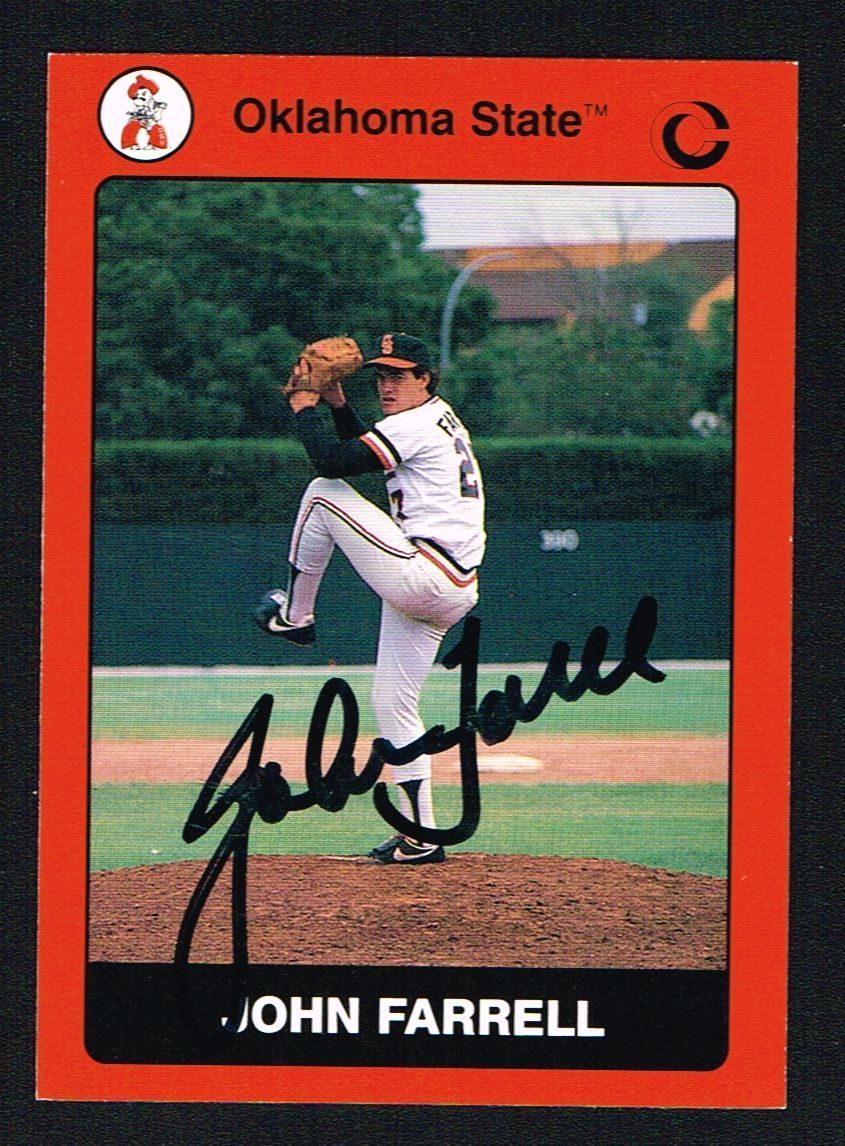 John Farrell signed autograph auto 1991 Oklahoma State Collegiate Collection