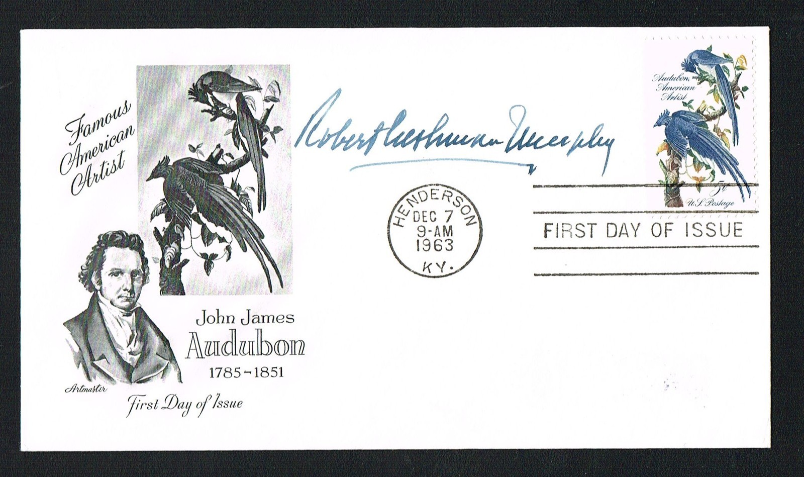 Robert Cushman Murphy (d. 1973) signed autograph auto First Day Cover FDC