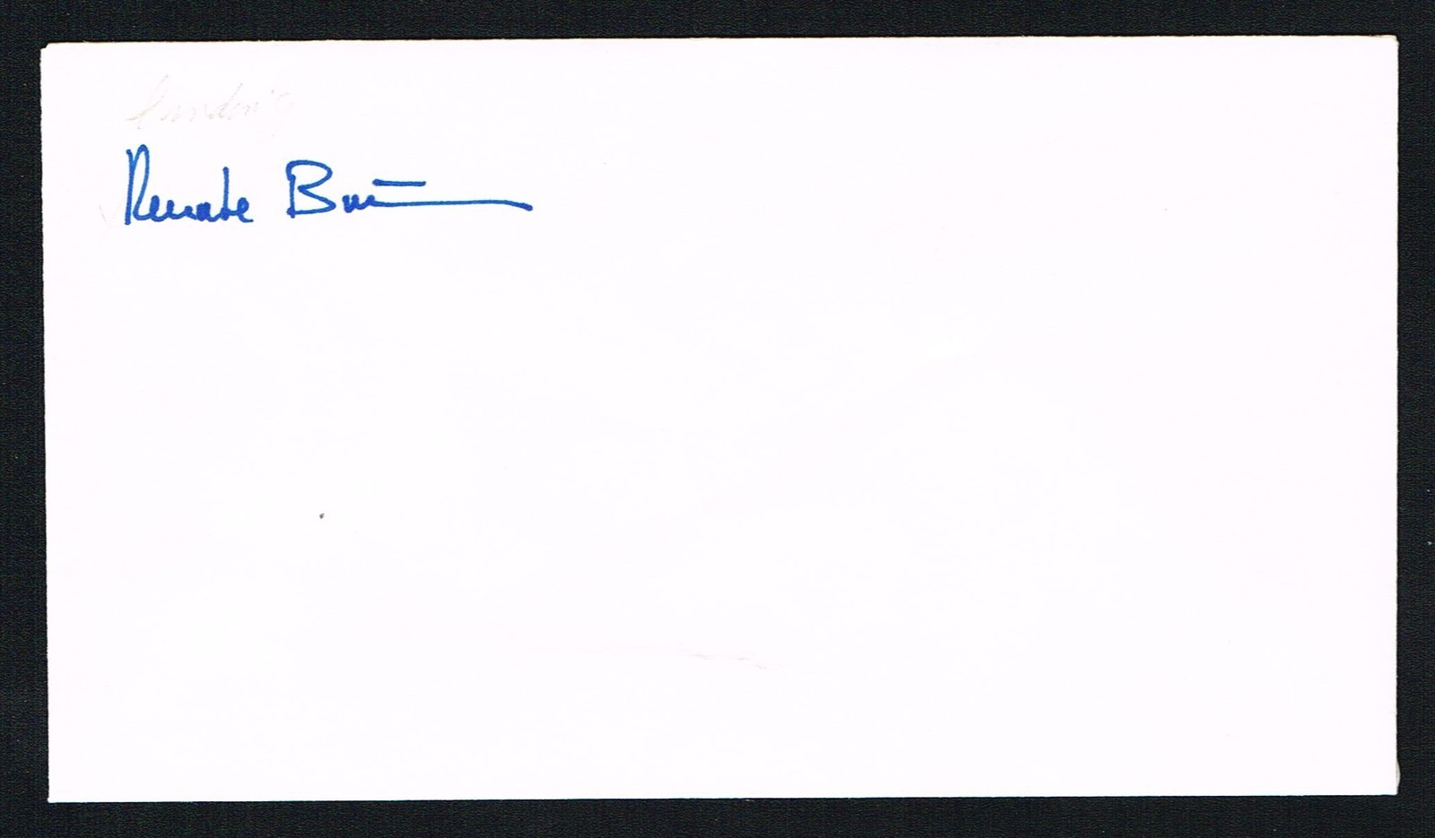 Renate Brümmer signed autograph auto Envelope / Cover German Astronaut