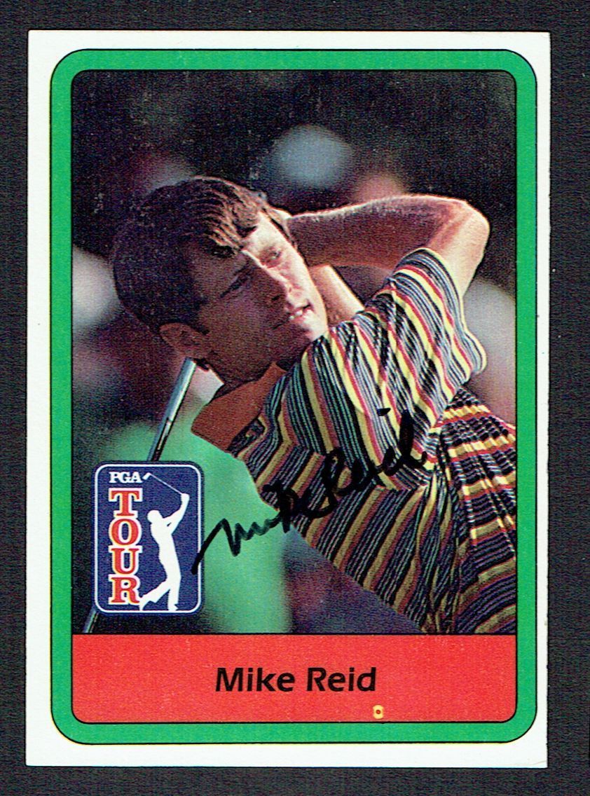 Mike Reid #44 signed autograph auto 1982 Donruss Golf Trading Card