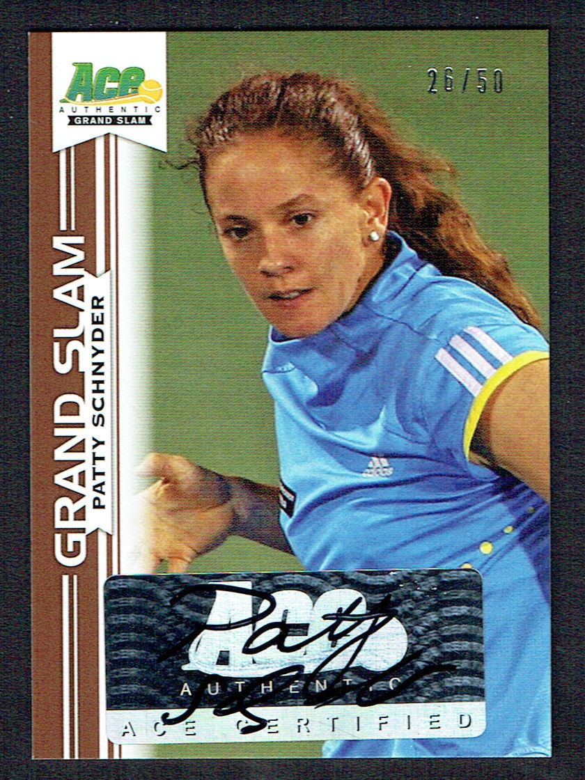 Patty Schnyder #BA-PS1 signed autograph auto 2013 Ace Authentic Grand Slam 26/50