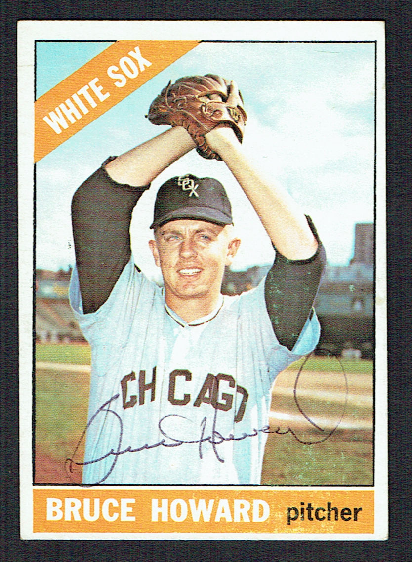 Bruce Howard #281 signed autograph auto 1966 Topps Baseball Trading Card