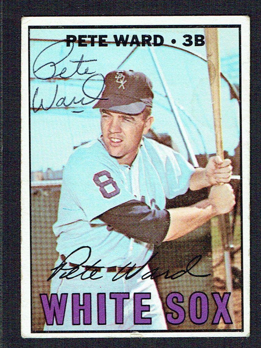 Pete Ward #436 signed autograph auto 1967 Topps Baseball Trading Card