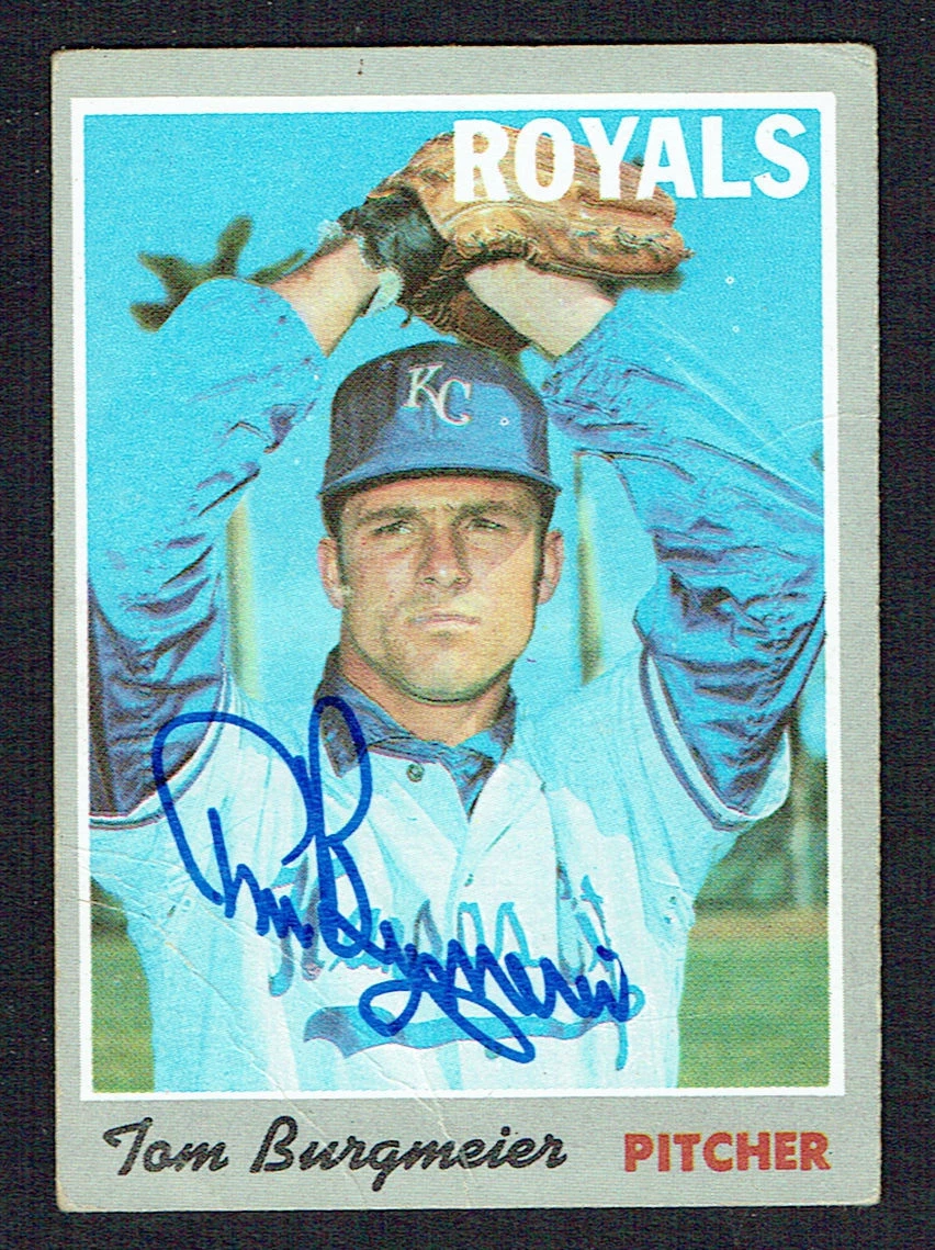 Tom Burgmeier #108 signed autograph auto 1970 Topps Baseball Trading Card