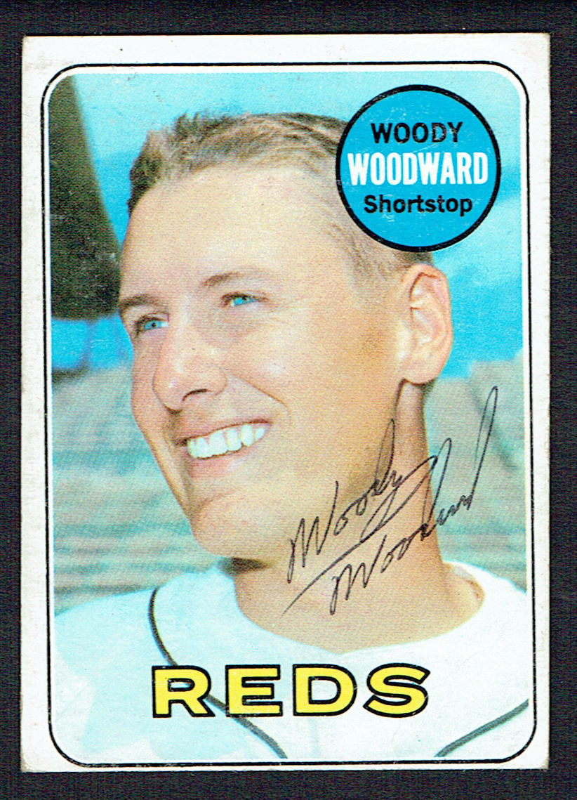 Woody Woodward #142 signed autograph auto 1969 Topps Baseball Trading Card