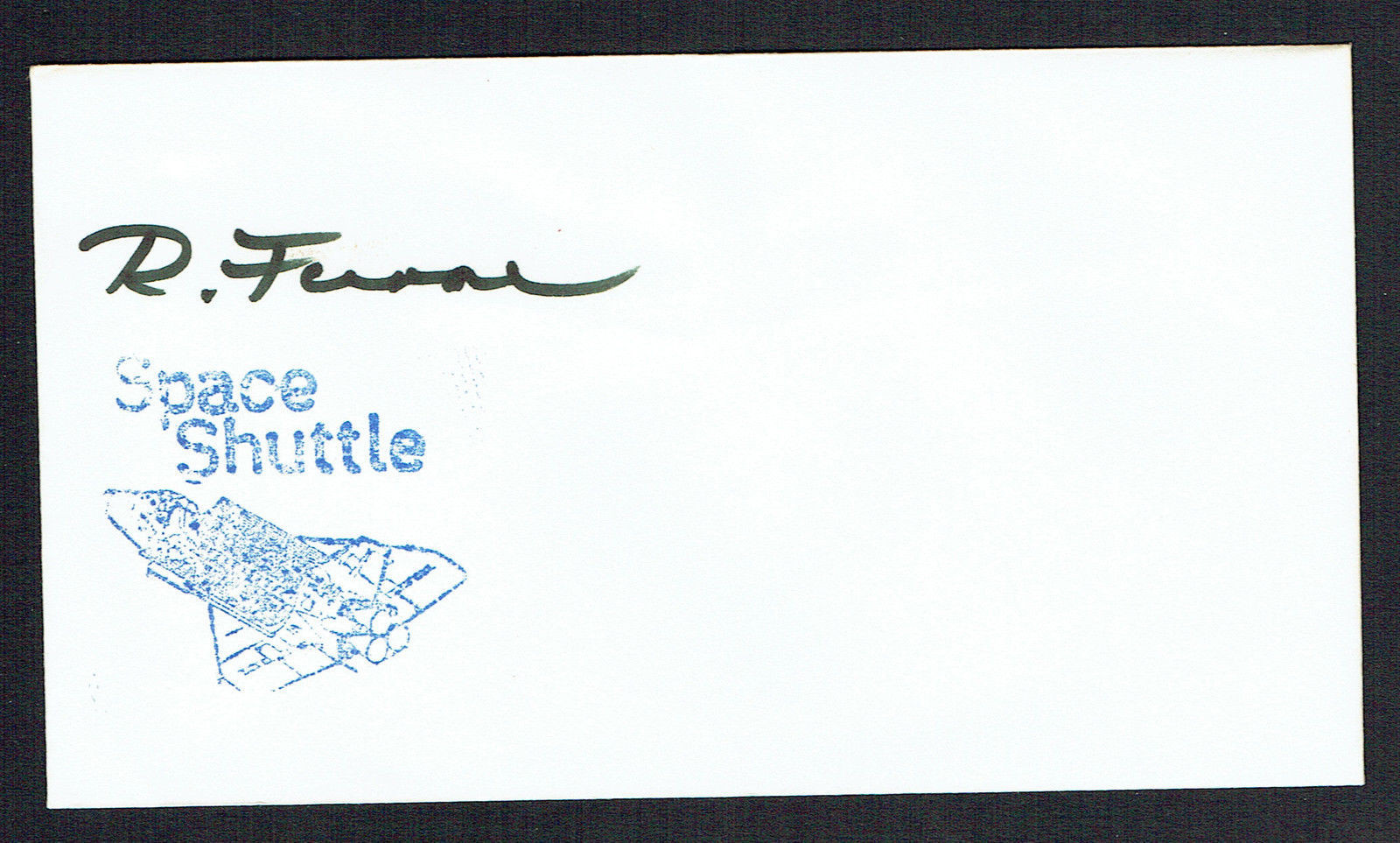 Reinhard Furrer signed autograph auto Envelope / Cover NASA Astronaut d. 1995