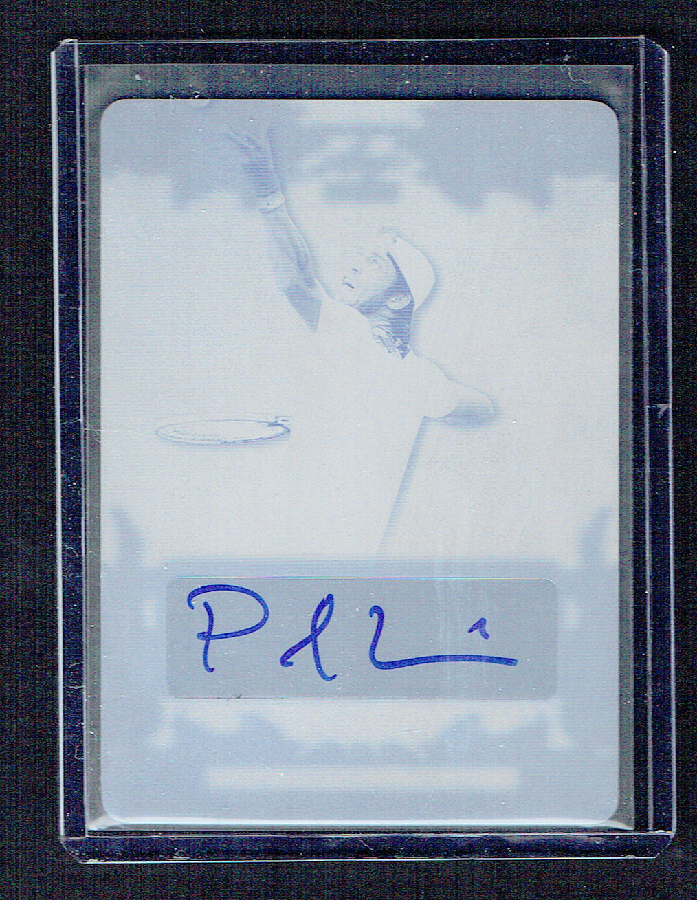 Paolo Lorenzi signed autograph 2015 Leaf Ultimate Tennis Auto Black Plate 1/1