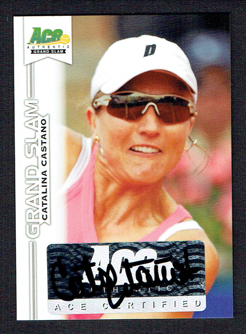 Catalina Castano #BA-CC1 signed autograph 2013 Ace Authentic Grand Slam Tennis
