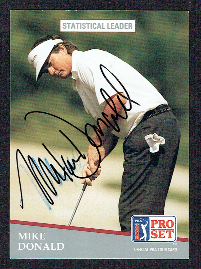Mike Donald #275 signed autograph auto 1991 Pro Set Golf Trading Card
