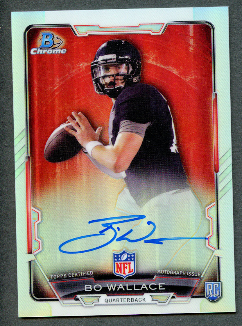 Bo Wallace #RCRA-BW signed autograph auto 2015 Topps Bowman Chrome Refractor