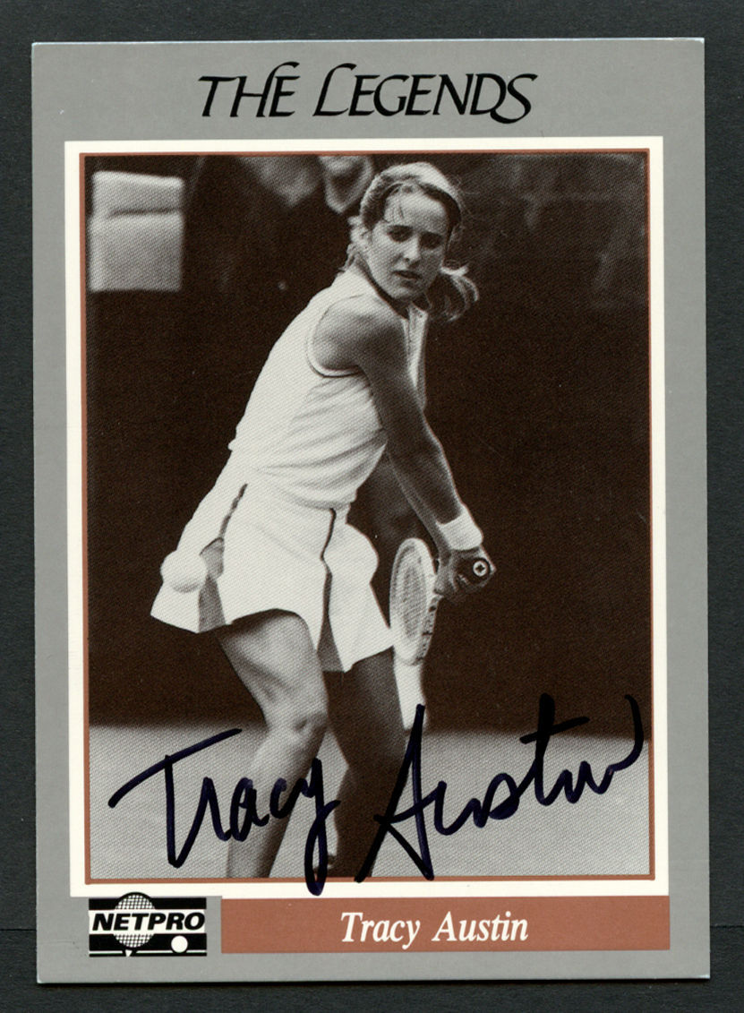 Tracy Austin #46 signed autograph auto 1991 NetPro Legends Tennis Card