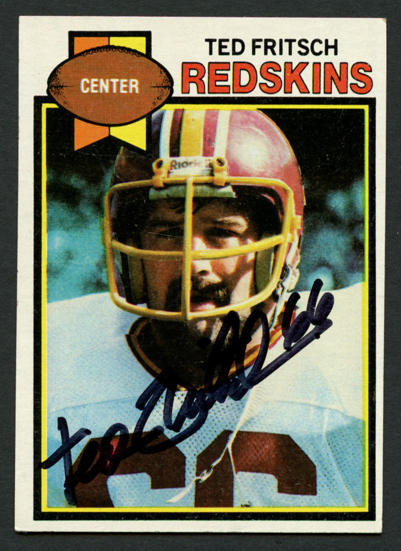 Ted Fritsch #61 signed autograph auto 1979 Toops Football Trading Card